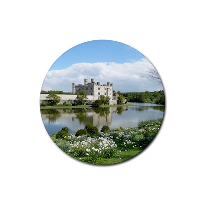 LEEDS CASTLE Rubber Round Coaster (4 pack) 