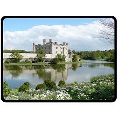 Leeds Castle Double Sided Fleece Blanket (large) 