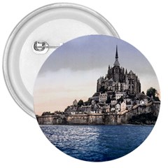 Le Mont St Michel 2 3  Buttons by trendistuff