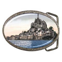 Le Mont St Michel 2 Belt Buckles