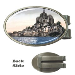 Le Mont St Michel 2 Money Clips (oval)  by trendistuff