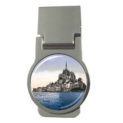 Le Mont St Michel 2 Money Clips (round)  by trendistuff