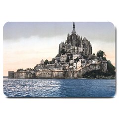 Le Mont St Michel 2 Large Doormat  by trendistuff