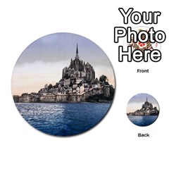 Le Mont St Michel 2 Multi-purpose Cards (round) 