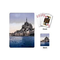 Le Mont St Michel 2 Playing Cards (mini)  by trendistuff