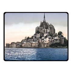 Le Mont St Michel 2 Double Sided Fleece Blanket (small) 