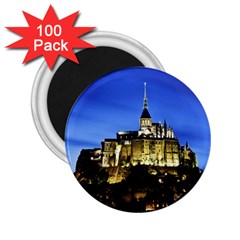 Le Mont St Michel 1 2 25  Magnets (100 Pack)  by trendistuff