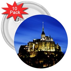 Le Mont St Michel 1 3  Buttons (10 Pack)  by trendistuff