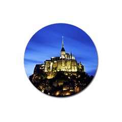 Le Mont St Michel 1 Magnet 3  (round) by trendistuff