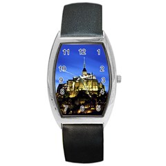 Le Mont St Michel 1 Barrel Metal Watches by trendistuff