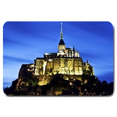 Le Mont St Michel 1 Large Doormat  by trendistuff