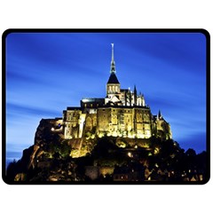 Le Mont St Michel 1 Fleece Blanket (large) 