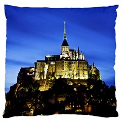 Le Mont St Michel 1 Large Cushion Cases (one Side)  by trendistuff