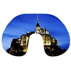 Le Mont St Michel 1 Travel Neck Pillows by trendistuff