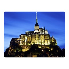 Le Mont St Michel 1 Double Sided Flano Blanket (mini)  by trendistuff