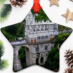 Las Lajas Sanctuary 2 Ornament (star)  by trendistuff