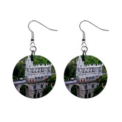 Las Lajas Sanctuary 2 Mini Button Earrings by trendistuff