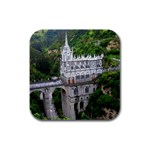 LAS LAJAS SANCTUARY 2 Rubber Square Coaster (4 pack)  Front