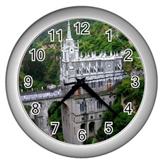 Las Lajas Sanctuary 2 Wall Clocks (silver)  by trendistuff