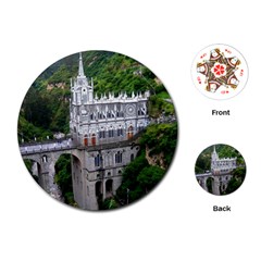 Las Lajas Sanctuary 2 Playing Cards (round)  by trendistuff