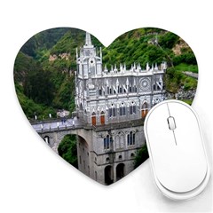 Las Lajas Sanctuary 2 Heart Mousepads by trendistuff