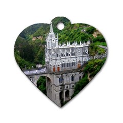 Las Lajas Sanctuary 2 Dog Tag Heart (one Side) by trendistuff