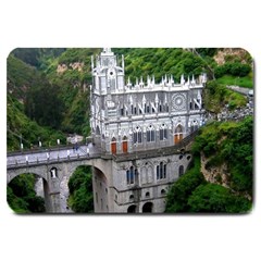 Las Lajas Sanctuary 2 Large Doormat  by trendistuff