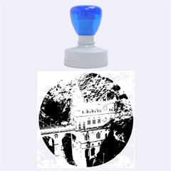 Las Lajas Sanctuary 2 Rubber Round Stamps (large) by trendistuff