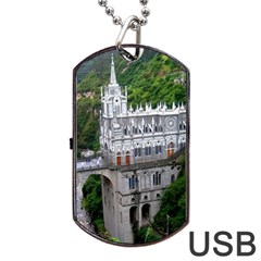 Las Lajas Sanctuary 2 Dog Tag Usb Flash (two Sides)  by trendistuff