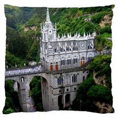 Las Lajas Sanctuary 2 Large Cushion Cases (one Side)  by trendistuff