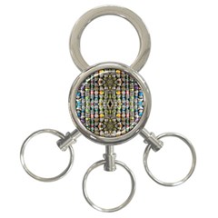 Kaleidoscope Jewelry  Mood Beads 3-Ring Key Chains