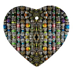 Kaleidoscope Jewelry  Mood Beads Heart Ornament (2 Sides)