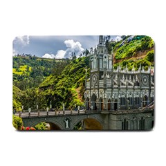 Las Lajas Sanctuary 1 Small Doormat  by trendistuff