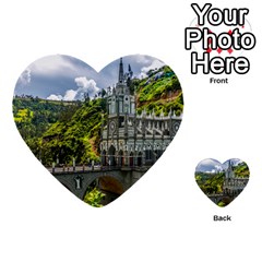 Las Lajas Sanctuary 1 Multi-purpose Cards (heart)  by trendistuff