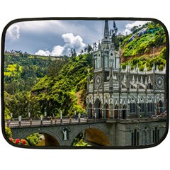 Las Lajas Sanctuary 1 Fleece Blanket (mini) by trendistuff