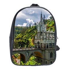 Las Lajas Sanctuary 1 School Bags(large)  by trendistuff