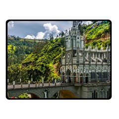 Las Lajas Sanctuary 1 Fleece Blanket (small) by trendistuff