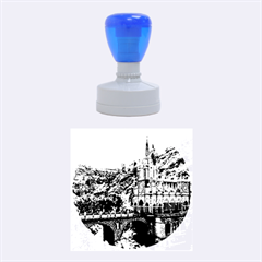 Las Lajas Sanctuary 1 Rubber Round Stamps (medium) by trendistuff