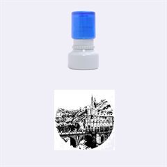 Las Lajas Sanctuary 1 Rubber Round Stamps (small) by trendistuff