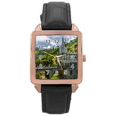 Las Lajas Sanctuary 1 Rose Gold Watches by trendistuff