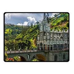 Las Lajas Sanctuary 1 Double Sided Fleece Blanket (small)  by trendistuff