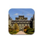 INVERARAY CASTLE Rubber Square Coaster (4 pack) 