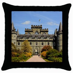 Inveraray Castle Throw Pillow Cases (black) by trendistuff