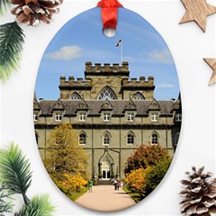 Inveraray Castle Oval Ornament (two Sides) by trendistuff