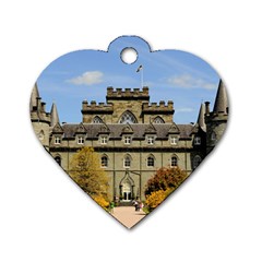 Inveraray Castle Dog Tag Heart (one Side) by trendistuff