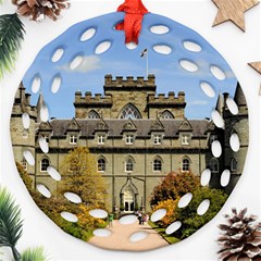 Inveraray Castle Round Filigree Ornament (2side) by trendistuff