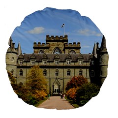 Inveraray Castle Large 18  Premium Flano Round Cushions