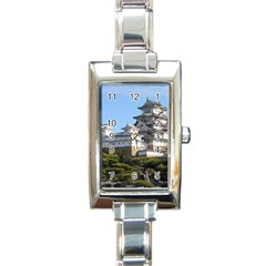 Himeji Castle Rectangle Italian Charm Watches by trendistuff