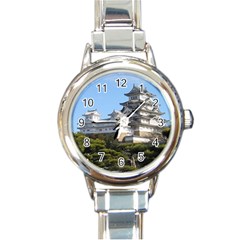 Himeji Castle Round Italian Charm Watches by trendistuff