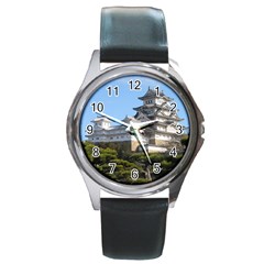 Himeji Castle Round Metal Watches by trendistuff